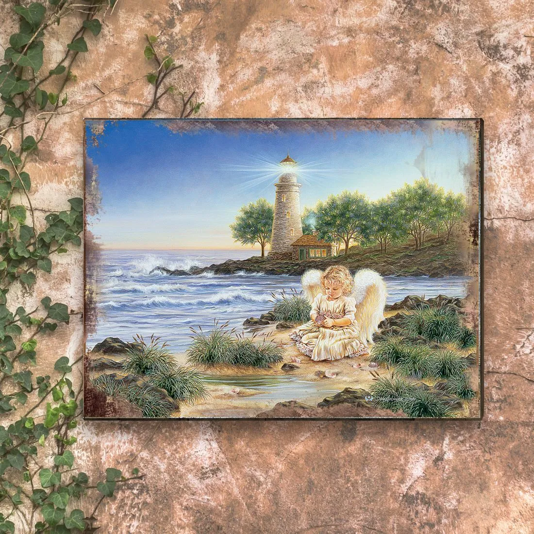 A Little Joy Art Wooden Wall Art by D. Gelsinger - Nativity Holiday Décor - 95653B-9906