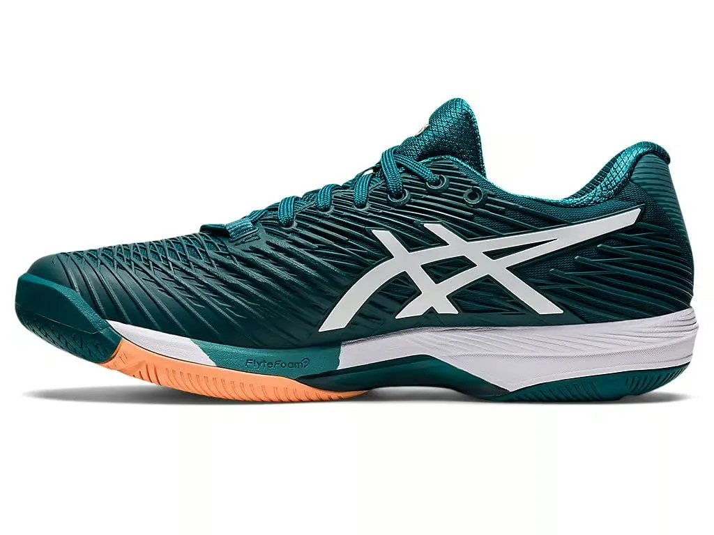 Asics Solution Speed FF 2 Tennis Shoe - Velvet Pine/White