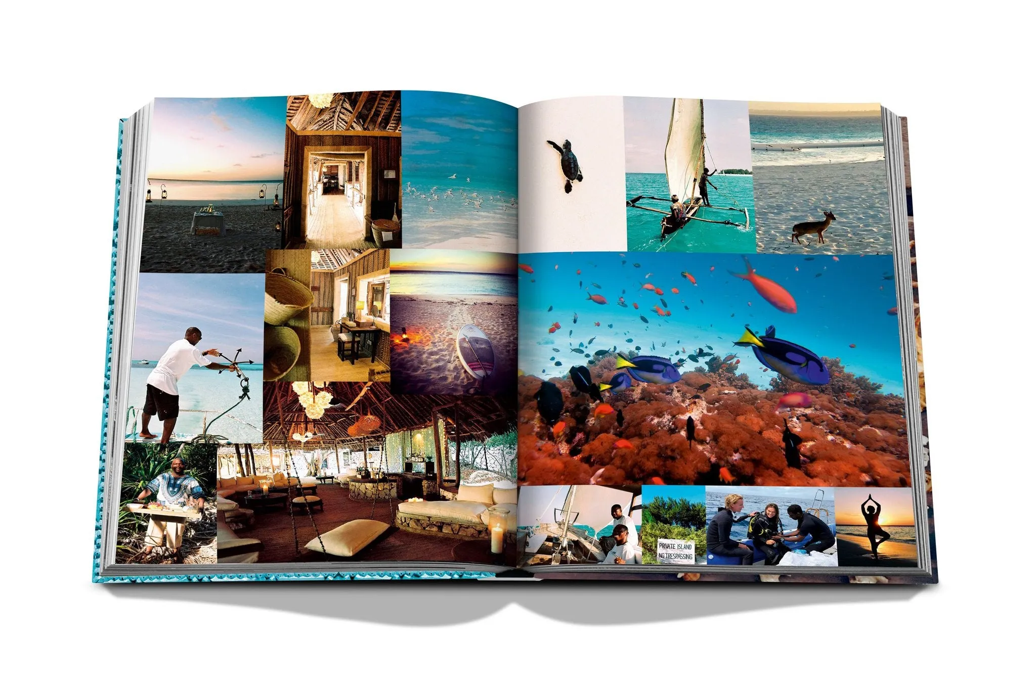 ASSOULINE Zanzibar Hardcover Book by Aline Coquelle