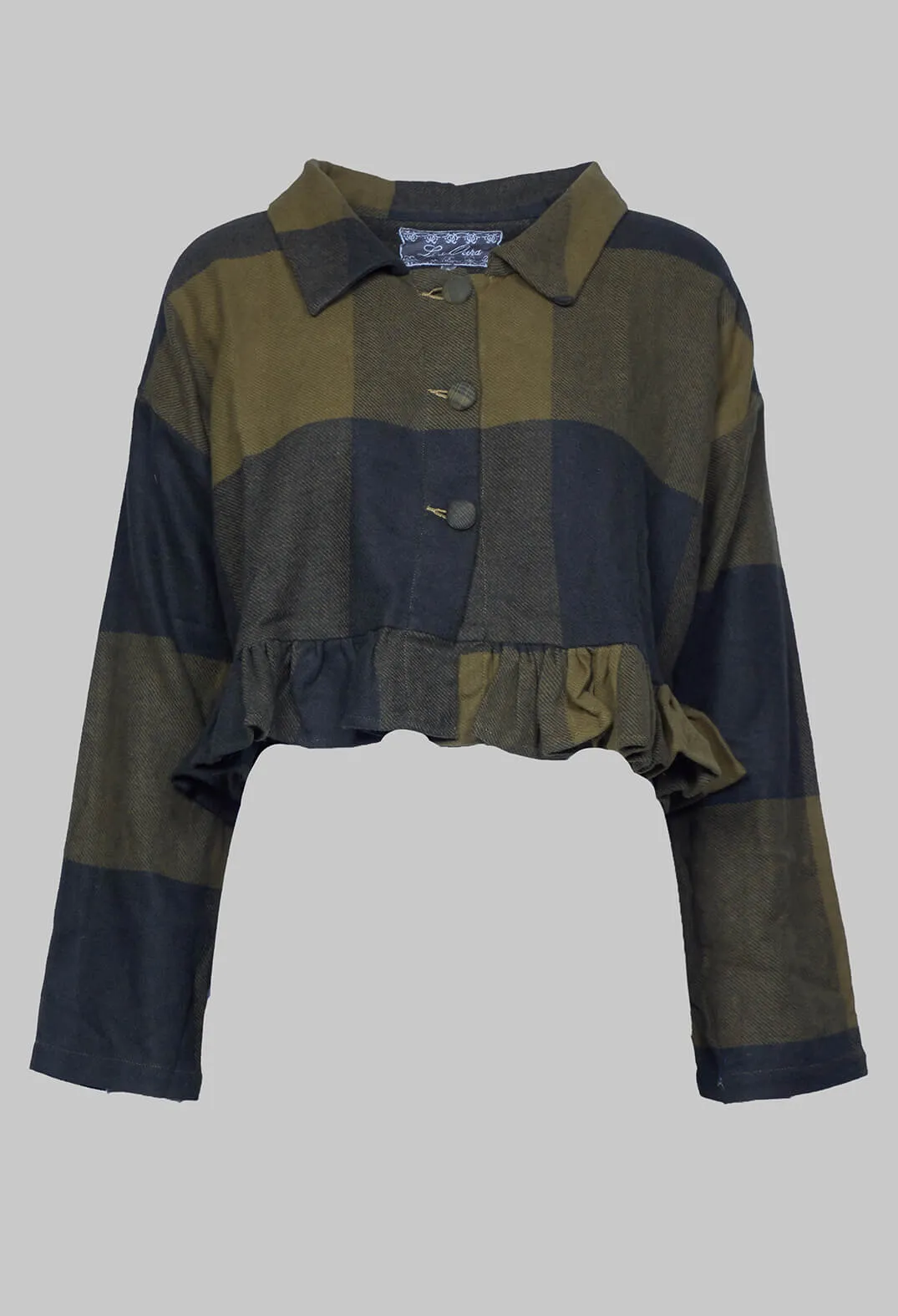 Batiste Short Jacket in Carreaux Bronze