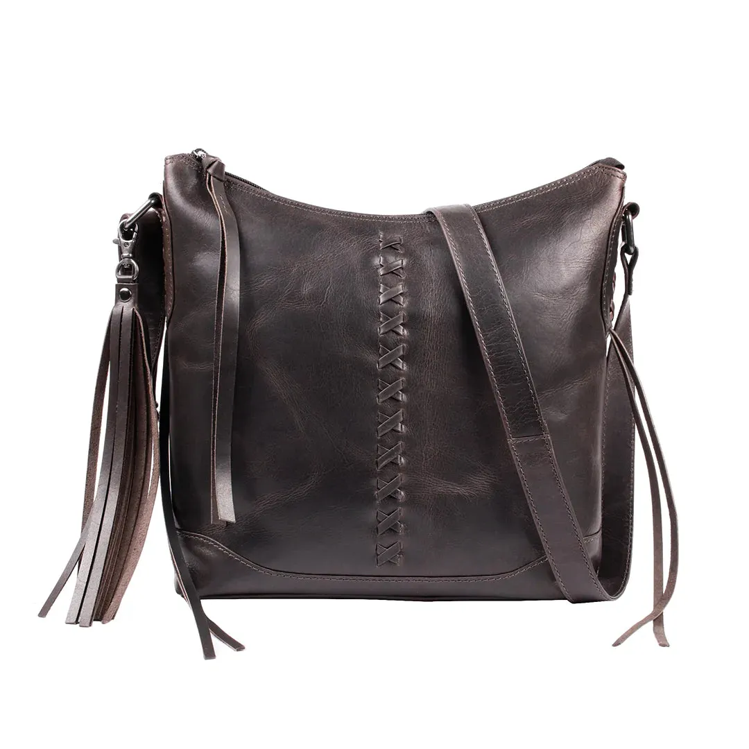 Blake Leather Concealed Carry Scooped Leather Crossbody Purse