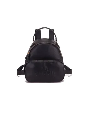 Box Logo Big Round Backpack Synt. Tumbled - Black