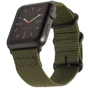 Carterjett Nylon Apple Watch Band in Olive