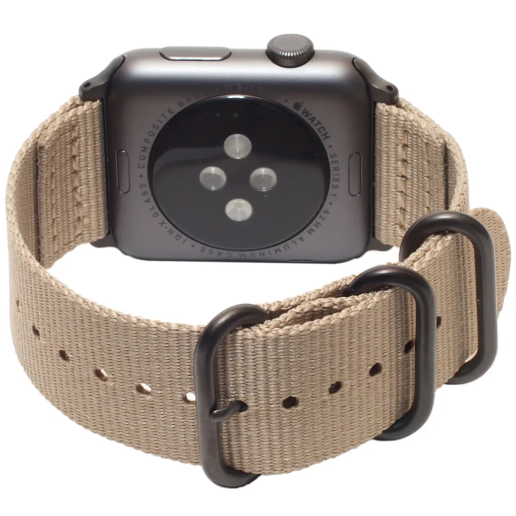 Carterjett Nylon Apple Watch Band in Tan