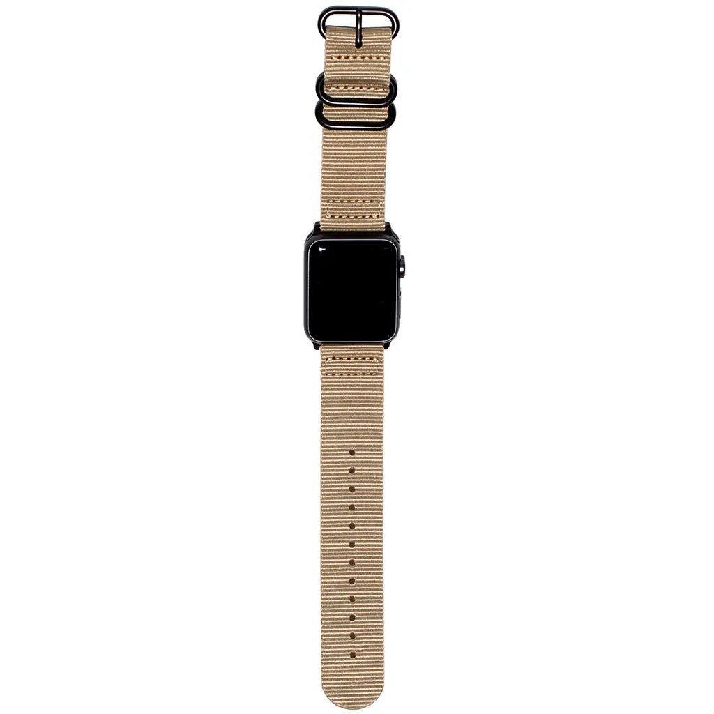 Carterjett Nylon Apple Watch Band in Tan