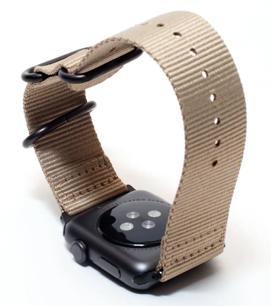 Carterjett Nylon Apple Watch Band in Tan