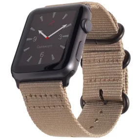 Carterjett Nylon Apple Watch Band in Tan