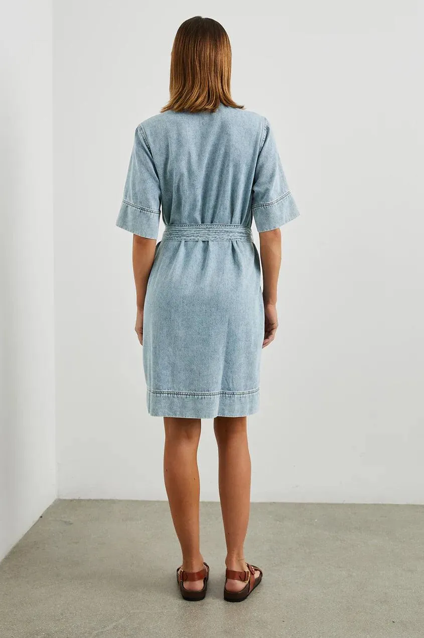 Chancey Dress Faded Indigo