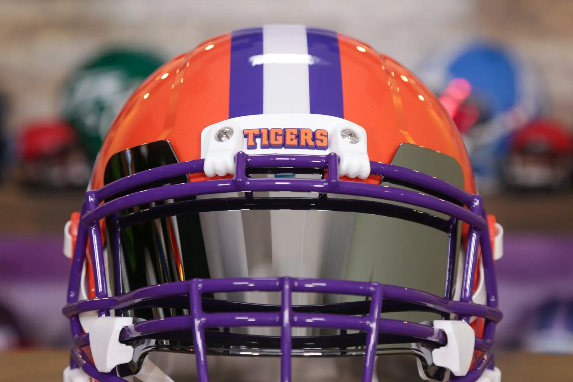 Clemson Tigers Riddell Speed Replica Helmet - GG Edition 00233