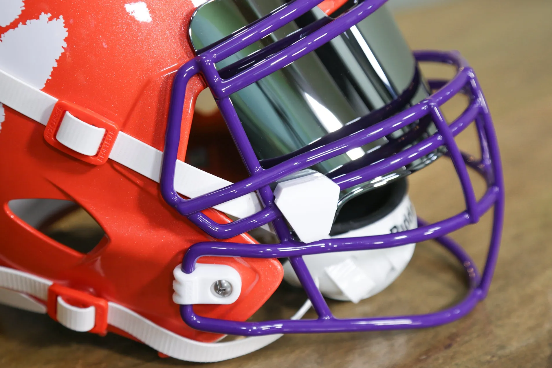 Clemson Tigers Riddell Speed Replica Helmet - GG Edition 00233