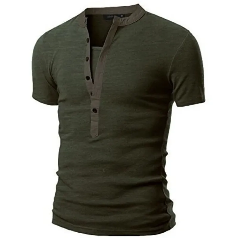 Fashion Urban Slim Layerd-Look Short Sleeve Men's T-shirt