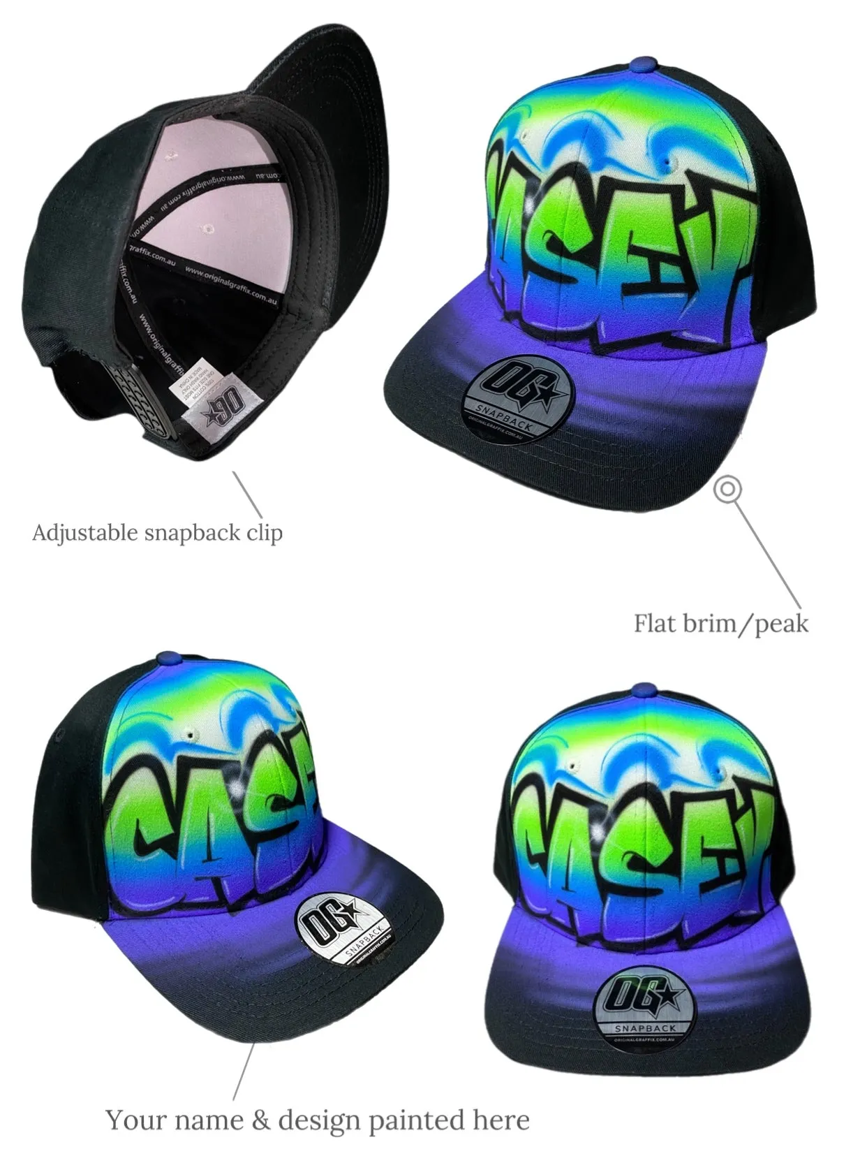 Graffiti Fade Snapback (14)