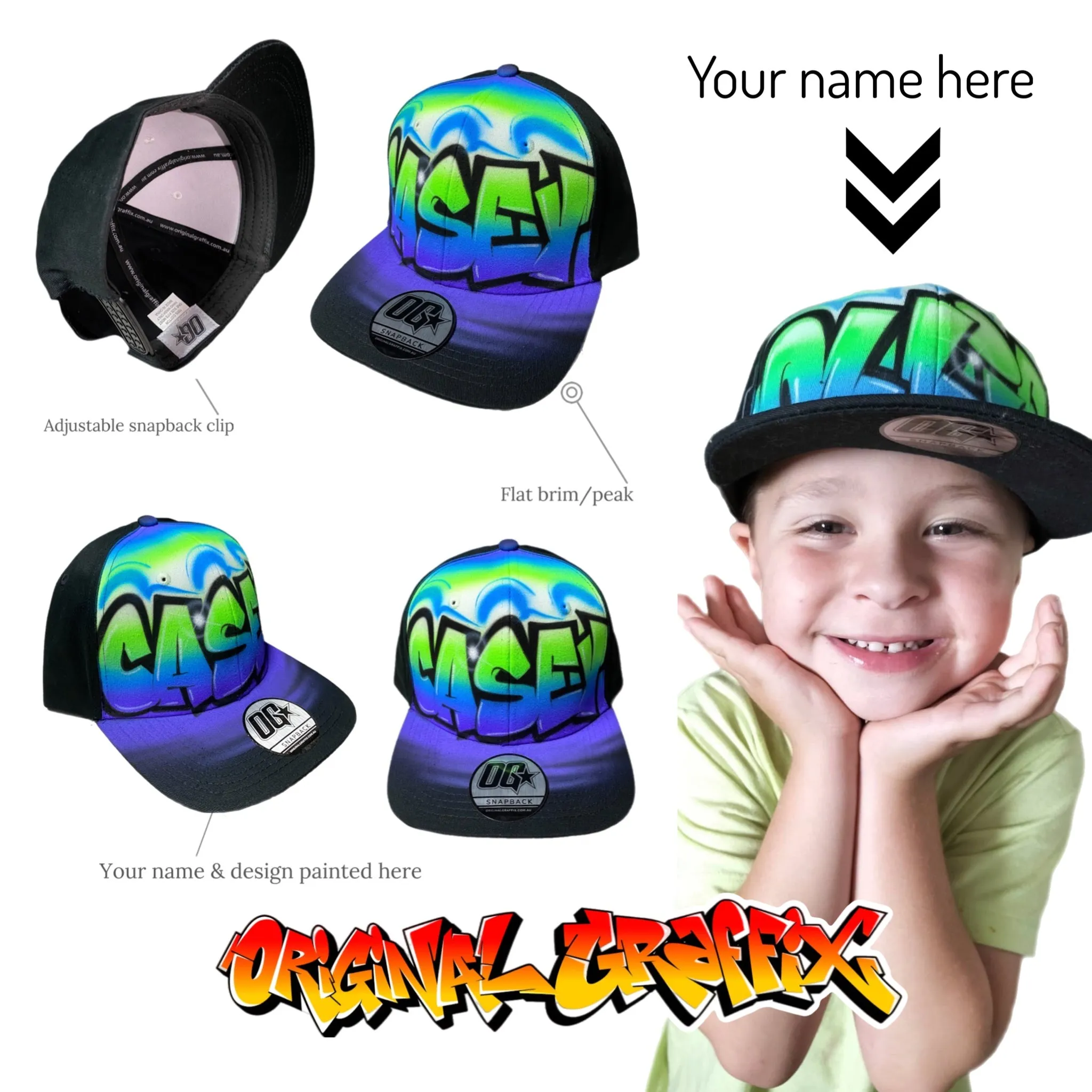 Graffiti Fade Snapback (14)