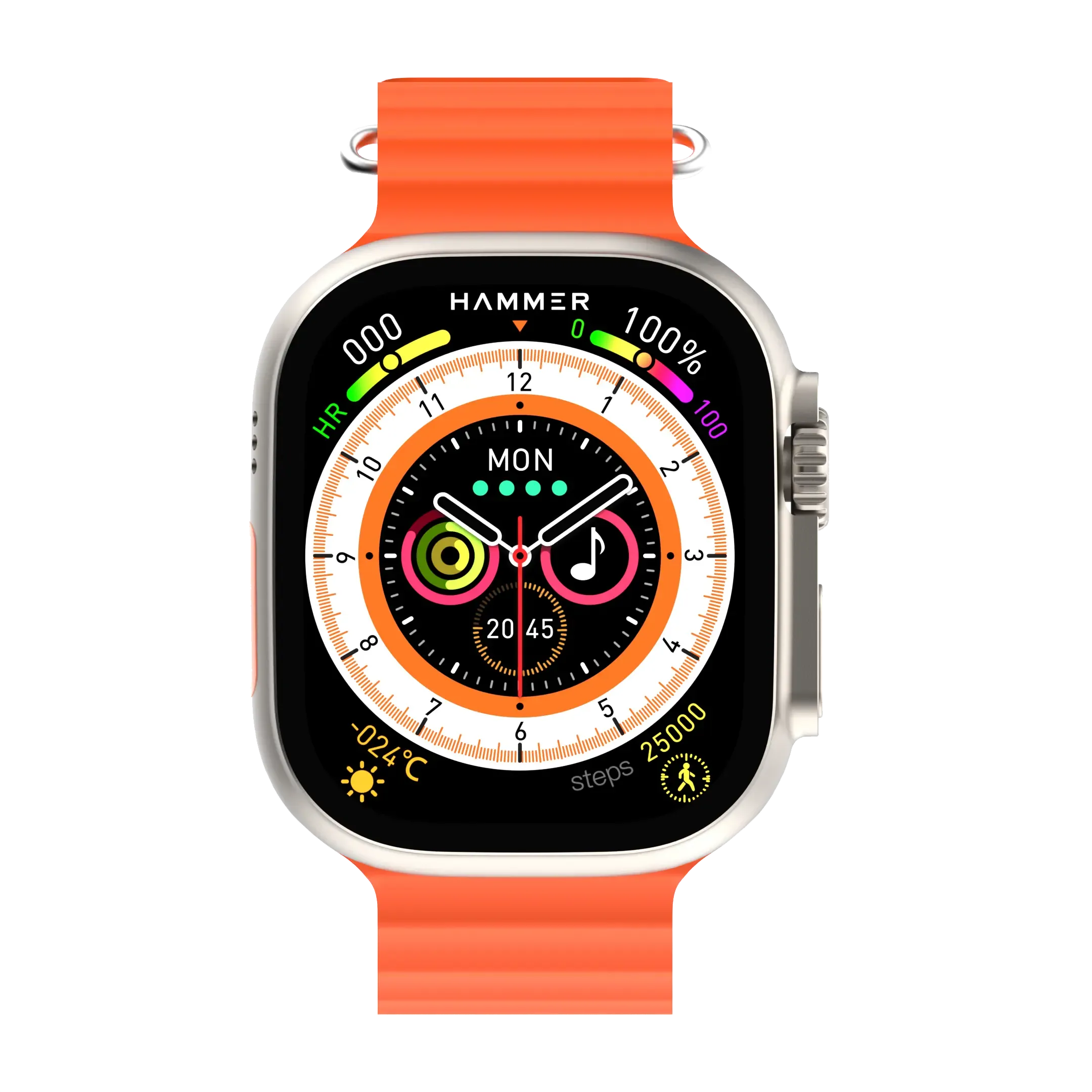 Hammer Ace Ultra Bluetooth Calling smartwatch With largest 1.96 inches Always on Display