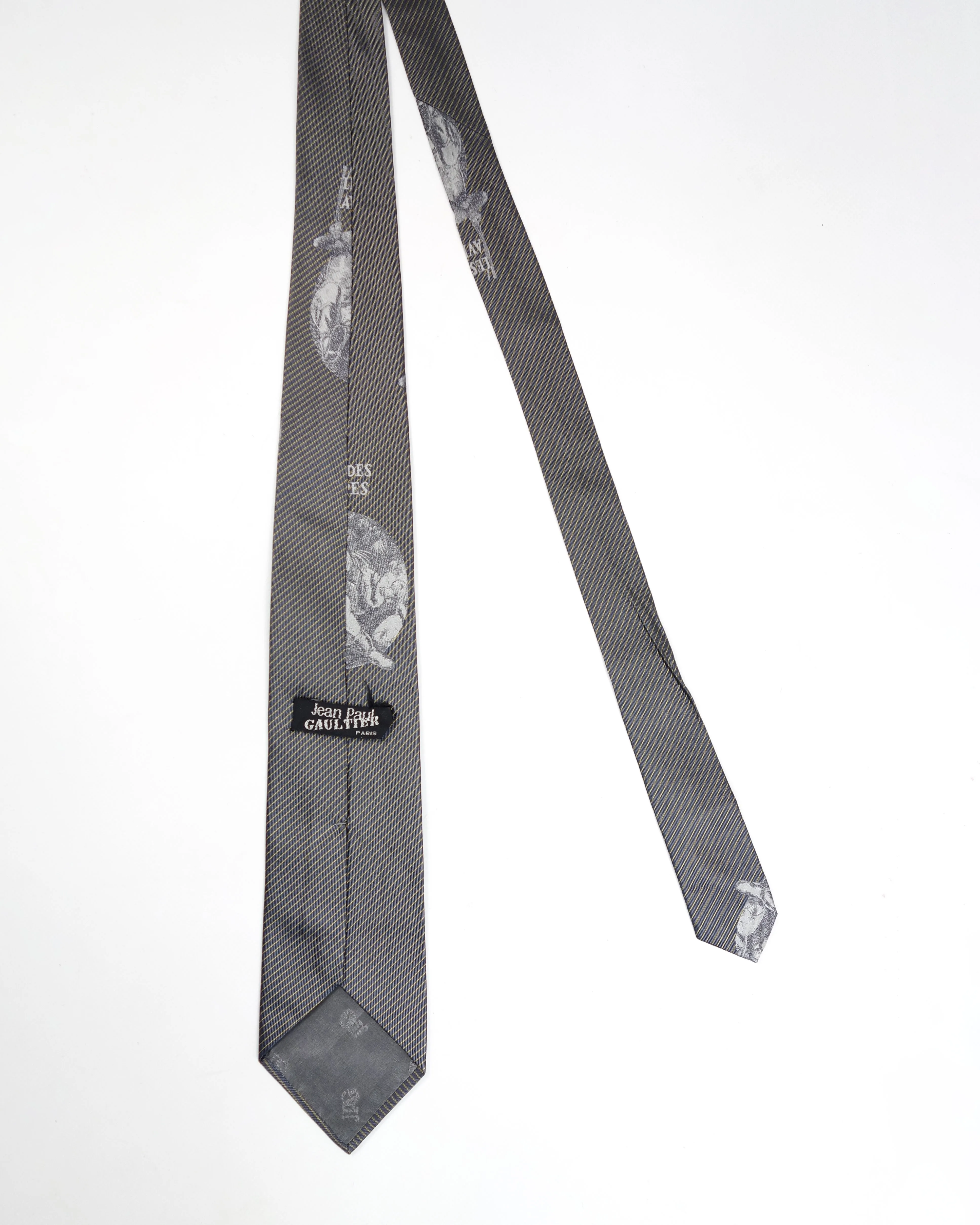 Jean Paul Gaultier "Les Grandes Aventures" Silk Tie 1990's