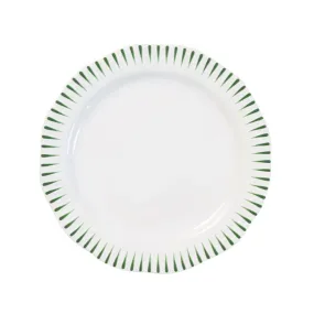 Juliska Sitio Stripe Basil Dinner Plate