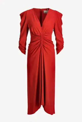 Kleid Albini in Scarlet Red