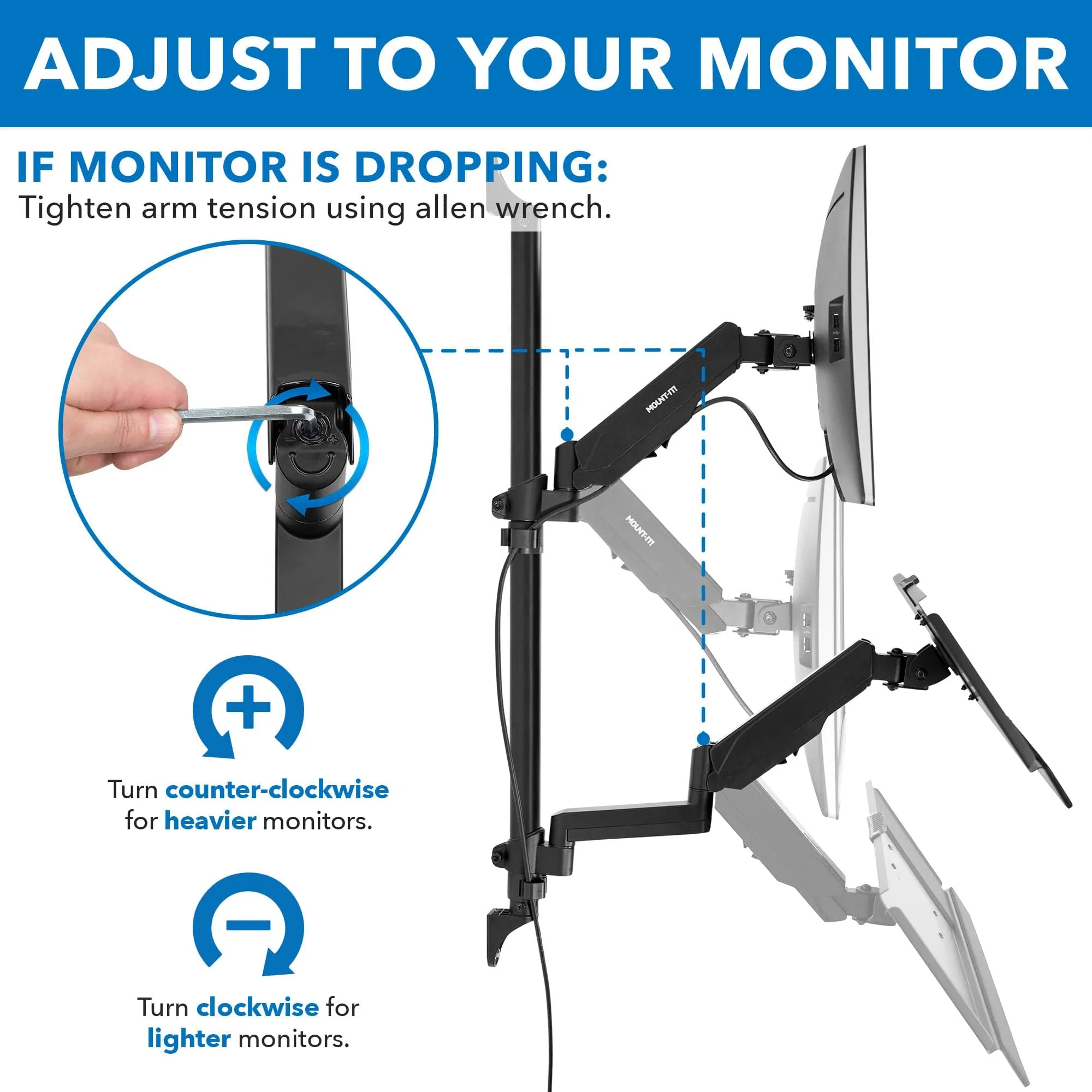 Monitor Wall Mount Workstation