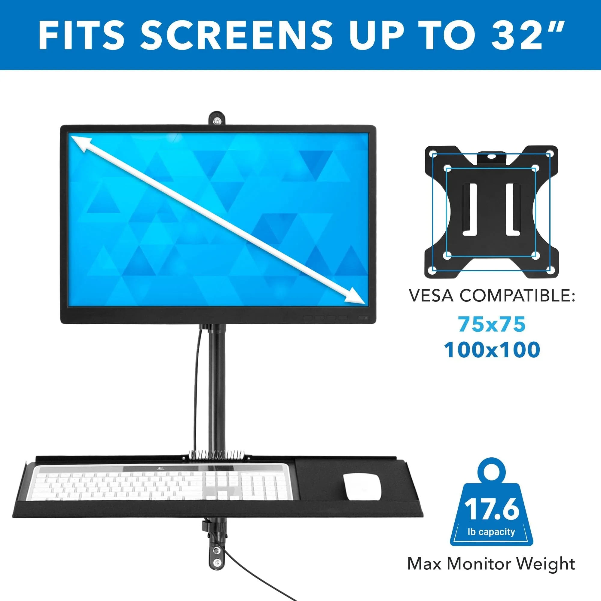 Monitor Wall Mount Workstation