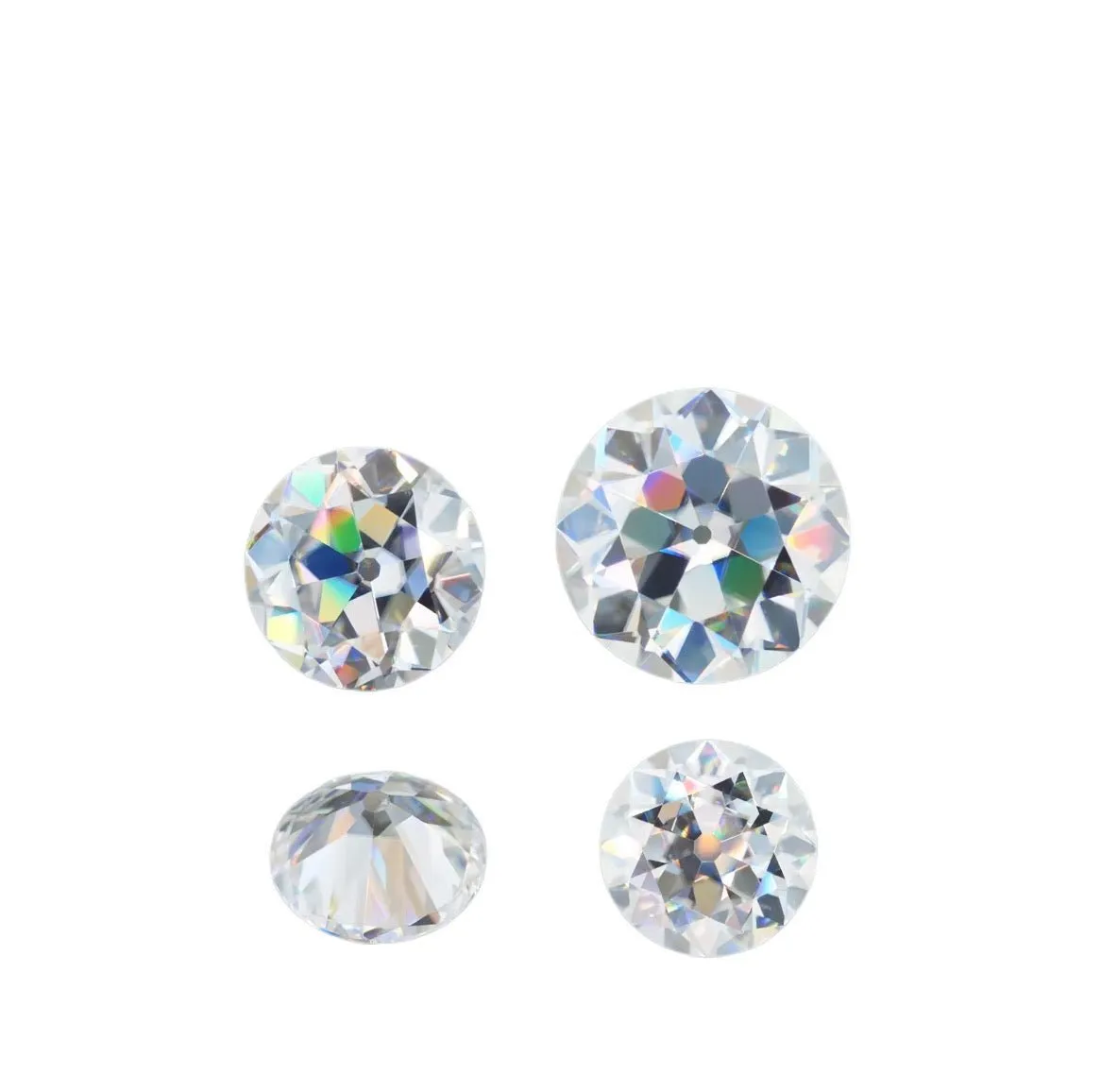 Old European Cut Moissanite Stones