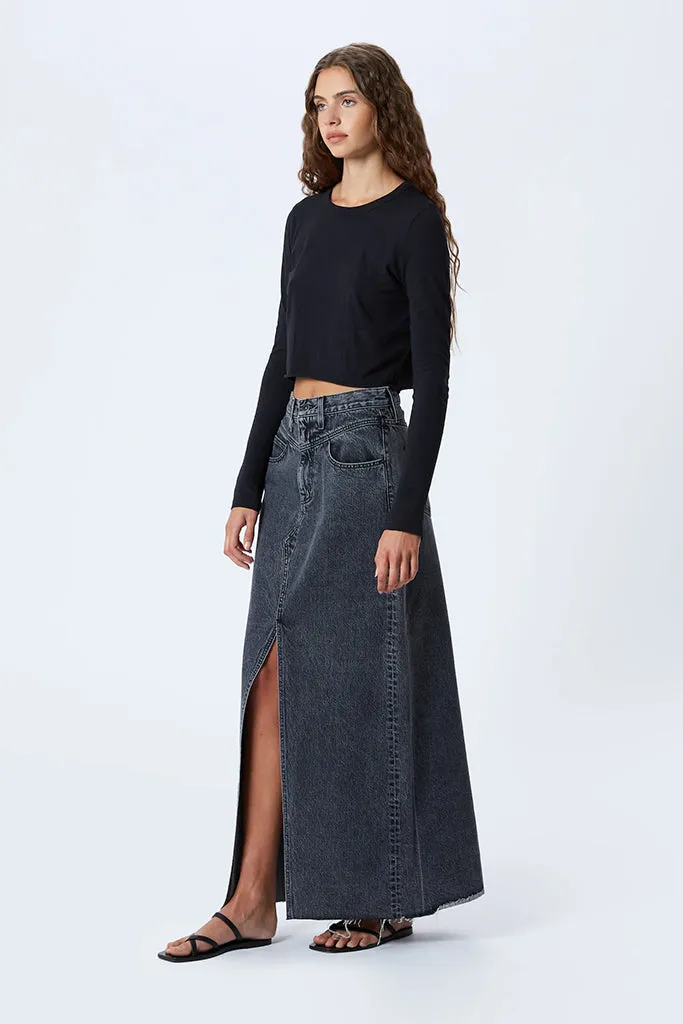 SLVRLAKE - Dallas Double Yoke Maxi Skirt - Last Stand