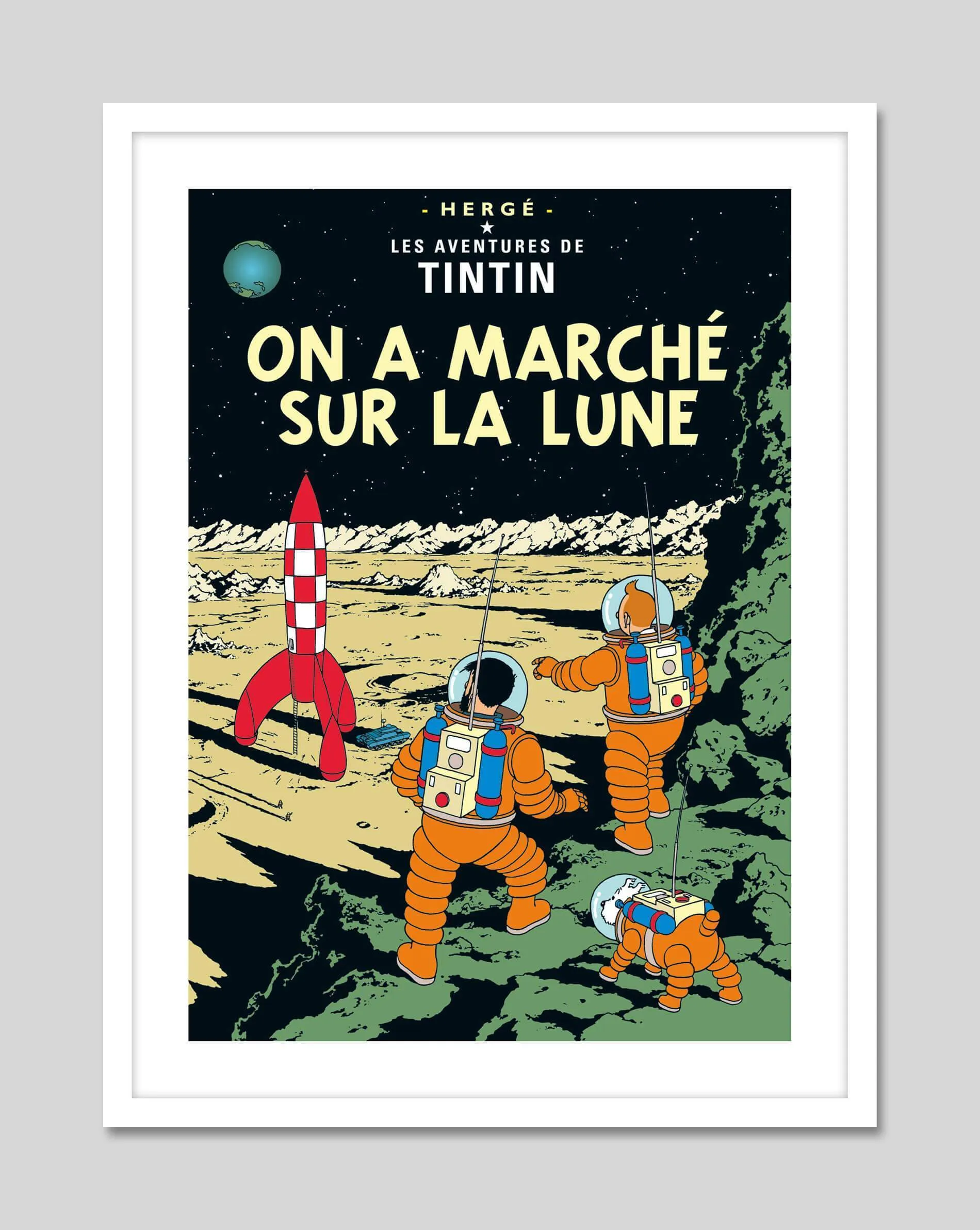 Tintin On A Marche Sur La Lune