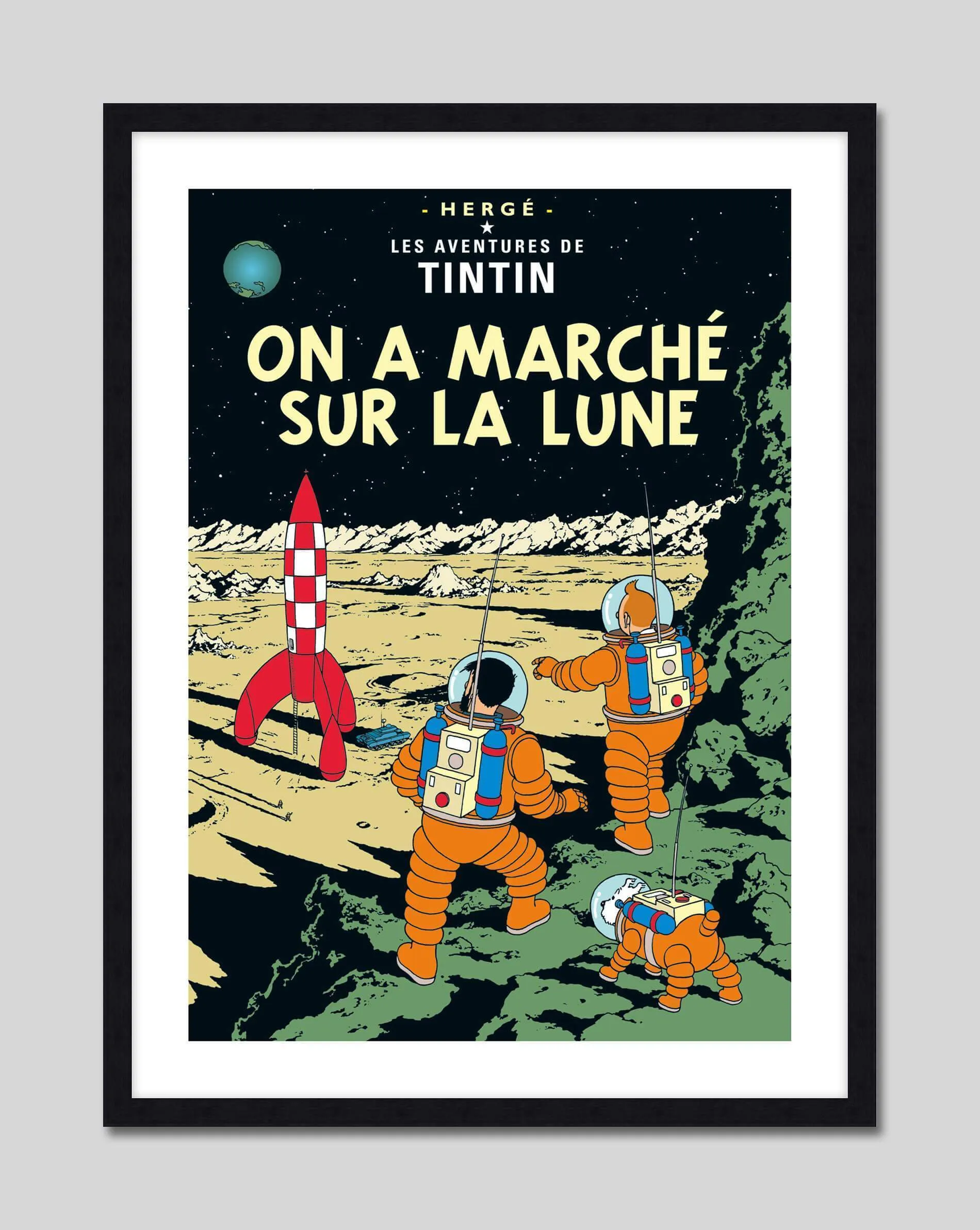 Tintin On A Marche Sur La Lune