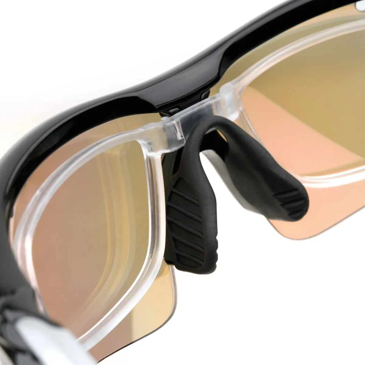 Tour Gear Gloss Black Interchangeable Sunglasses (with 5 Lense)