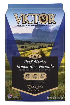 Victor Select Beef Meal & Brown Rice Formula Dry Dog Food